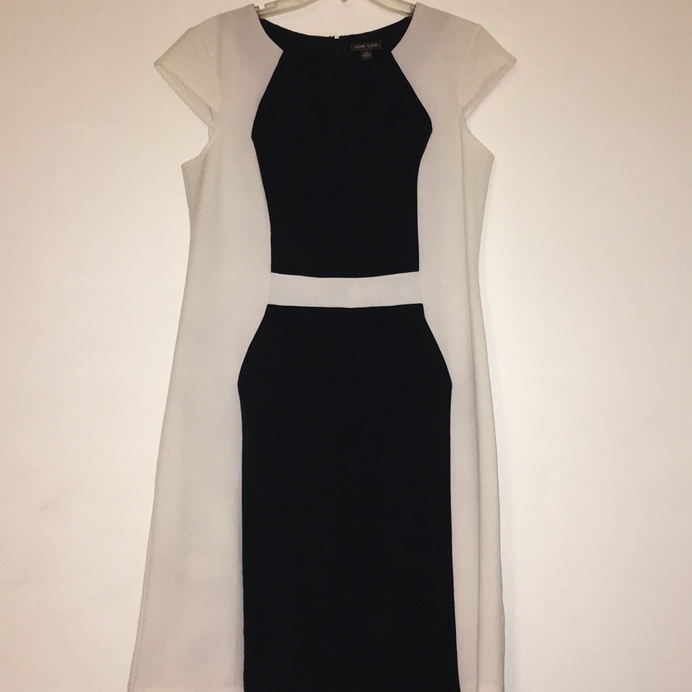 B&W dress
